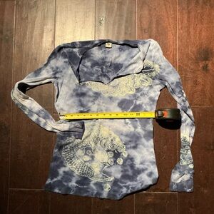 Lucky Blue Tie-Dye Shirt